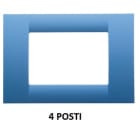 GEWISS - GEWGW22164 PLACCA 4M AZZURRO CIELO SYSTEM VIRNA