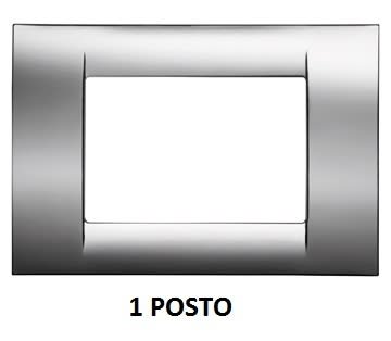 GEWISS - GEWGW22251 PLACCA 1M CROMO SOFT SYSTEM VIRNA