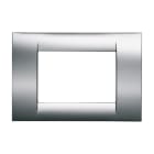 GEWISS - GEWGW22256 PLACCA 6M CROMO SOFT SYSTEM VIRNA