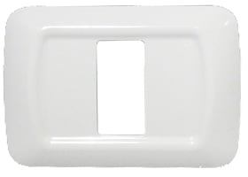 GEWISS - GEWGW22501 PLACCA 1M BIANCO NUVOLA TOP SYSTEM