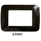GEWISS - GEWGW22516 PLACCA 6M NERO TONER TOP SYSTEM