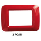 GEWISS - GEWGW22522 PLACCA 2M ROSSO GERANIO TOP SYSTEM