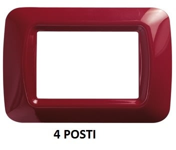 GEWISS - GEWGW22534 PLACCA 4M AMARANTO CLASS.TOP SYSTEM