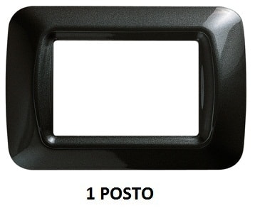 GEWISS - GEWGW22611 PLACCA 1M ARDESIA METALL.TOP SYSTEM