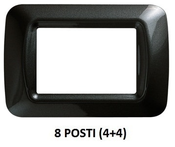 GEWISS - GEWGW22617 PLACCA 8M ARDESIA METALL.TOP SYSTEM