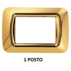 GEWISS - GEWGW22661 PLACCA 1M ORO ANTICO TOP SYSTEM