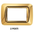 GEWISS - GEWGW22662 PLACCA 2M ORO ANTICO TOP SYSTEM