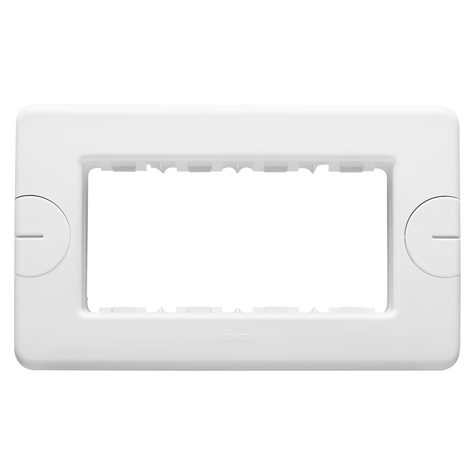 GEWISS - GEWGW24004 PLACCA 4 POS.BIANCO COMPACT