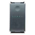 GEWISS - GEWGW30002 INTERRUTTORE UNIPOLARE 250V ac - 16AX ILLUMINABILE - LOCALIZZAZIONE NOTTURNA - 1 MODULO - PLAYBUS