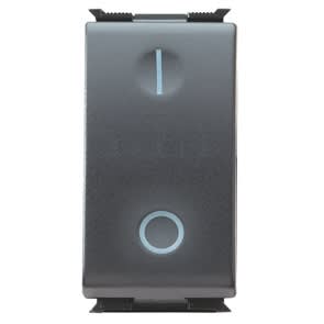 GEWISS - GEWGW30004 INTERRUTTORE BIPOLARE 250V ac - 16AX - GENERICO - SIMBOLO: 0/1 - 1 MODULO - PLAYBUS