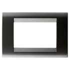 GEWISS - GEWGW32003 PLACCA PLAYBUS - IN TECNOPOLIMERO VERNICIATO - SMALTATURA VETRIFICATA ANTIGRAFFIO - 3 POSTI - ARDESIA - PLAYBUS