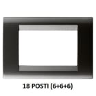 GEWISS - GEWGW32009 PLACCA 18M ARDESIA METALLIZZ.PLAYBUS