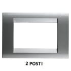 GEWISS - GEWGW32012 PLACCA 2M TITANIO METALLIZZ.PLAYBUS