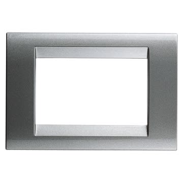 GEWISS - GEWGW32013 PLACCA 3M TITANIO METALLIZZ.PLAYBUS
