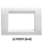 GEWISS - GEWGW32028 PLACCA 12M BIANCO NUVOLA PLAYBUS