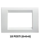 GEWISS - GEWGW32029 PLACCA 18M BIANCO NUVOLA PLAYBUS