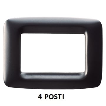 GEWISS - GEWGW32304 PLACCA 4M NERO TONER PLAYBUS YOUNG