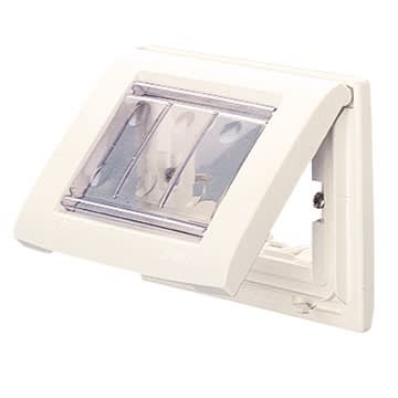GEWISS - GEWGW32461 PLACCA IP55 3M BIANCO NUVOLA