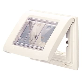 GEWISS - GEWGW32466 PLACCA IP55 4M BIANCO NUVOLA