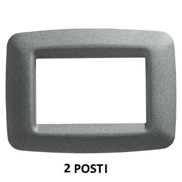 GEWISS - GEWGW32702 PLACCA 2M TITANIO METALL.PLAYBUS YOUNG