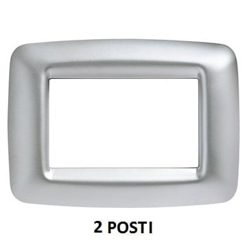 GEWISS - GEWGW32752 PLACCA 2M CROMO SOFT PLAYBUS YOUNG