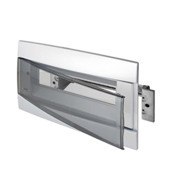 GEWISS - GEWGW41225VT FRONTALE CENTRALINO DA ARREDO PREDISPOSTI PER ALLOGGIAMENTO MORSETTIERA - VERNICIATO TITANIO - 8+1/2 MODULI