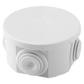 GEWISS - GEWGW44002 CASSETTA IP44 DIAM.80X40 CON PASSACAVI