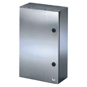 GEWISS - GEWGW46054 QUADRO ACCIAIO INOX SATINATO PORTA CIECA MUNITA DI SERRATURA 405X650X200 - IP55