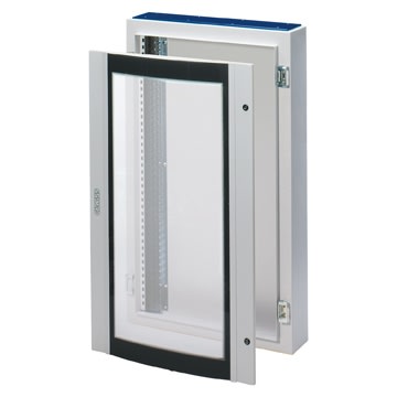 GEWISS - GEWGW47034E QUADRO CVX 160E - DA PARETE - 600x1200x180 - IP55 - CON PORTA IN VETRO PIANO - CON TELAIO ESTRAIBILE - GRIGIO RAL7035