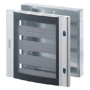 GEWISS - GEWGW47082 QUADRO CVX 160I - INCASSO - 600x600x105 - 96(24x4) MODULI - IP40 - PORTA IN VETRO - CON 2 SERRATURE - GRIGIO RAL 7035