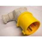 GEWISS - GEWGW60084 SPINA MOBILE A 90° - IP44 - 3P+N+T 16A 100-130V 50/60HZ - GIALLO - 4H - CABLAGGIO A VITE