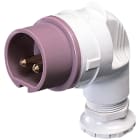 GEWISS - GEWGW60130 SPINA MOBILE A 90° - IP44 - 3P 16A 40-50V 50-60HZ - BIANCO - 12H - CABLAGGIO A VITE