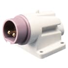 GEWISS - GEWGW60464 SPINA FISSA DA PARETE A 90° - IP44 - 2P 16A 20-25V 50-60HZ - VIOLA - S.R. - CABLAGGIO A VITE