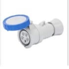 GEWISS - GEWGW62028H PRESA MOBILE DIRITTA HP - IP66/IP67/IP68/IP69 - 3P+N+T 16A 200-250V 50/60HZ - BLU - 9H - CABLAGGIO A VITE