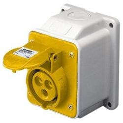 GEWISS - GEWGW62413 PRESA FISSA 10 PAR.PR.3P+T 32A 110V 4H