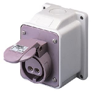 GEWISS - GEWGW62456 PRESA FISSA 10°PAR.PR.2P 16A 24V S.R.