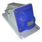 GEWISS - GEWGW62477 PRESA FISSA DA PARETE A 90° - IP44 - 2P+T 16A 200-250V 50/60HZ - BLU - 6H - CABLAGGIO A VITE