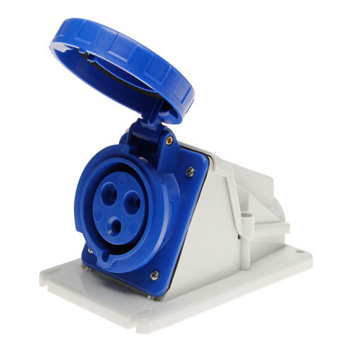 GEWISS - GEWGW62499 PRESA FISSA 90 PAR.ST.2P+T 16A 230V 6H