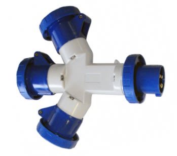 GEWISS - GEWGW64026 MOLTIPL.ST.3U 3P+N+T 16A 230V 9H