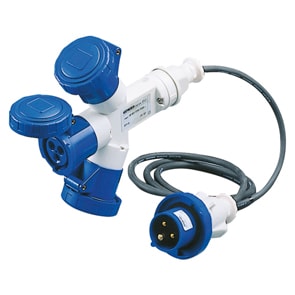GEWISS - GEWGW64050 MOLTIPL.ST.3U 2P+T 16A 110V CAVO