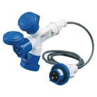 GEWISS - GEWGW64050 MOLTIPL.ST.3U 2P+T 16A 110V CAVO