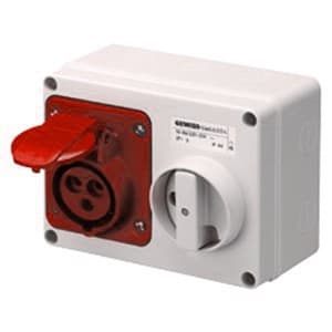 GEWISS - GEWGW66008 PRESA BL.OR.C.F.3P+T 16A 400V 6H SBF