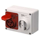GEWISS - GEWGW66008 PRESA BL.OR.C.F.3P+T 16A 400V 6H SBF