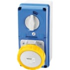 GEWISS - GEWGW66234N PR.BL IP67 C.F.2P+T 32A 110V 4H CBF