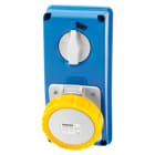 GEWISS - GEWGW66312N PR.BL IP67 S.F.2P+T 32A 110V 4H SBF