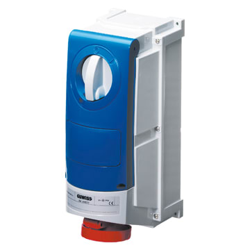 GEWISS - GEWGW66504 PRESA BL.IP66 C.F.2P+T 16A 230V 6H DIR