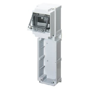 GEWISS - GEWGW66781 BASE MODULARE CON PANNELLO FINESTRATO GUIDA DIN 1 - 1 PRESA 16/32A / SELV-6 MOD.EN50022