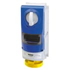 GEWISS - GEWGW66803 PRESA FISSA INTERBLOCCATA VERTICALE - SENZA FONDO - IMPIEGHI GRAVOSI - CON BASE PORTAFUSIBILI - 3P+N+T 16A 100-130V-50/60HZ 4H - IP66