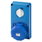 GEWISS - GEWGW67360N PRESA FISSA INTERBLOCCATA VERTICALE - SENZA FONDO - SENZA BASE PORTAFUSIBILI - 3P+T 63A 200-250V - 50/60HZ 9H - IP67