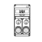 GEWISS - GEWGW68232N Q-DIN10 ASD 2PR.2P+T16A IP65